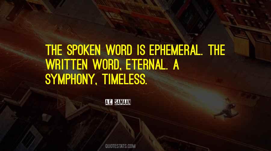 Quotes About Spoken Word #1432012