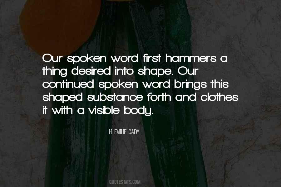 Quotes About Spoken Word #1509577