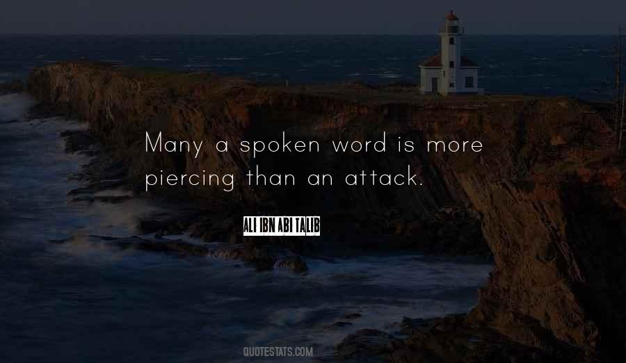 Quotes About Spoken Word #1605727