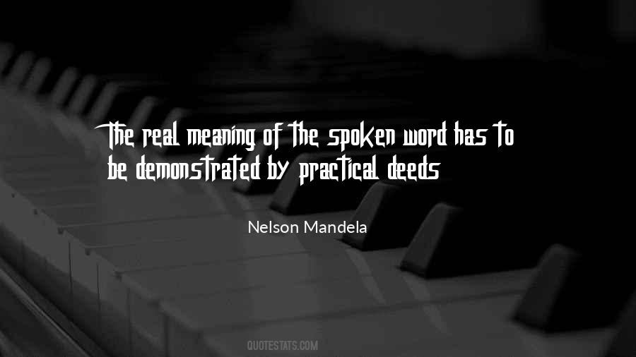 Quotes About Spoken Word #524463