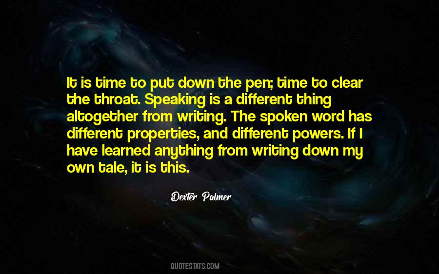 Quotes About Spoken Word #770042