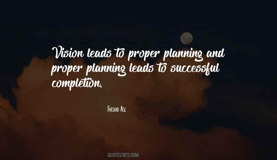 Quotes About Successful Planning #1591915