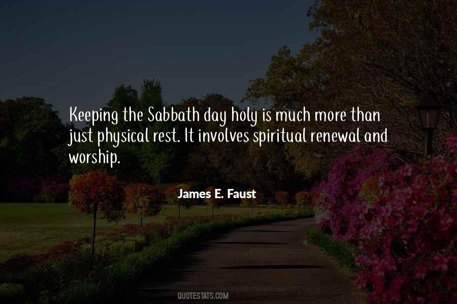 Quotes About Sabbath Day #1370866