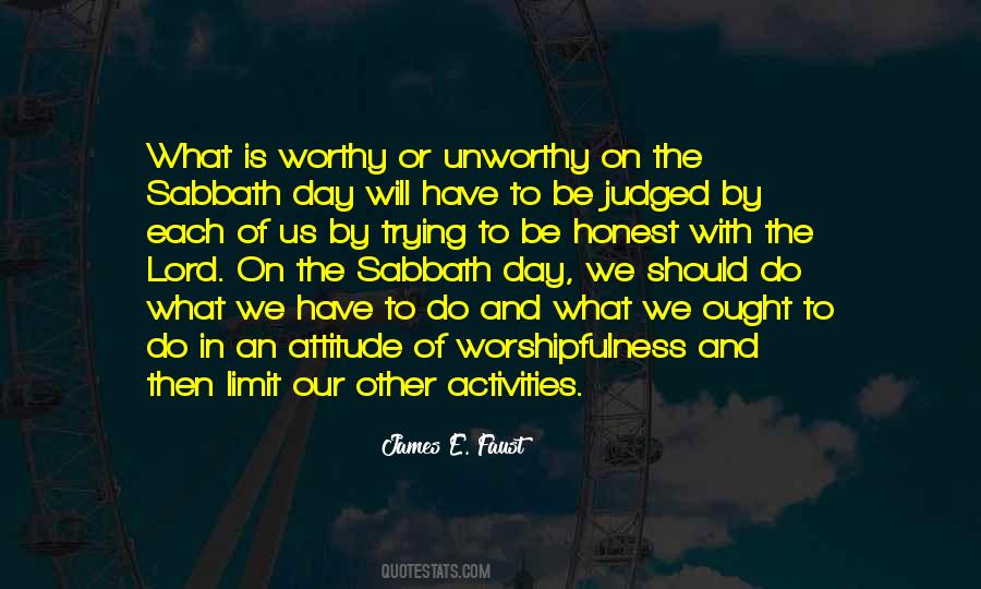 Quotes About Sabbath Day #45317