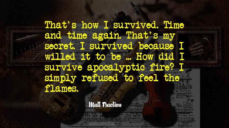 Quotes About Apocalyptic #802365