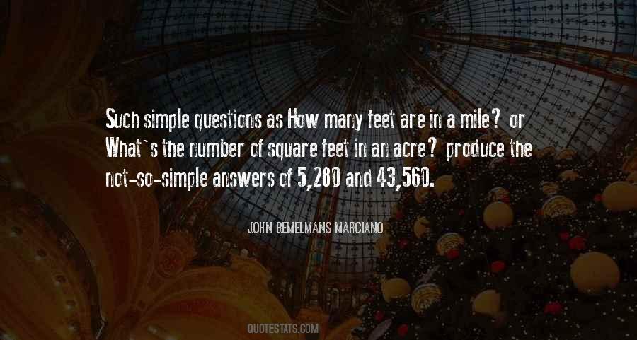 Quotes About Simple Answers #912336