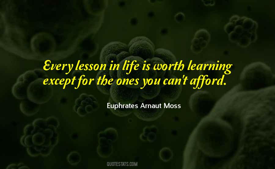 Lesson Learning Quotes #1163629