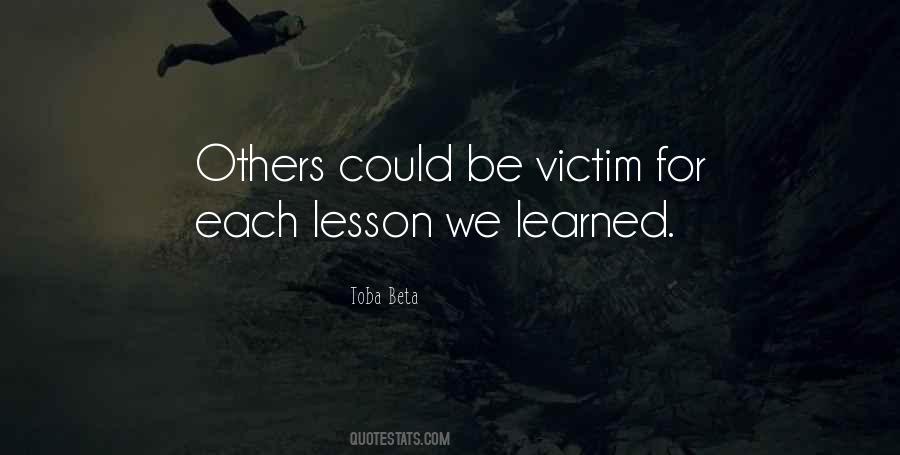 Lesson Learning Quotes #201444