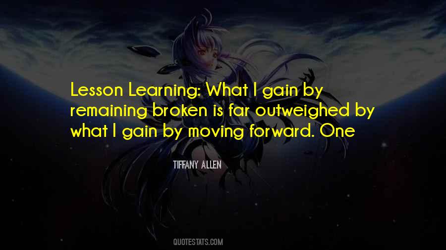 Lesson Learning Quotes #209019