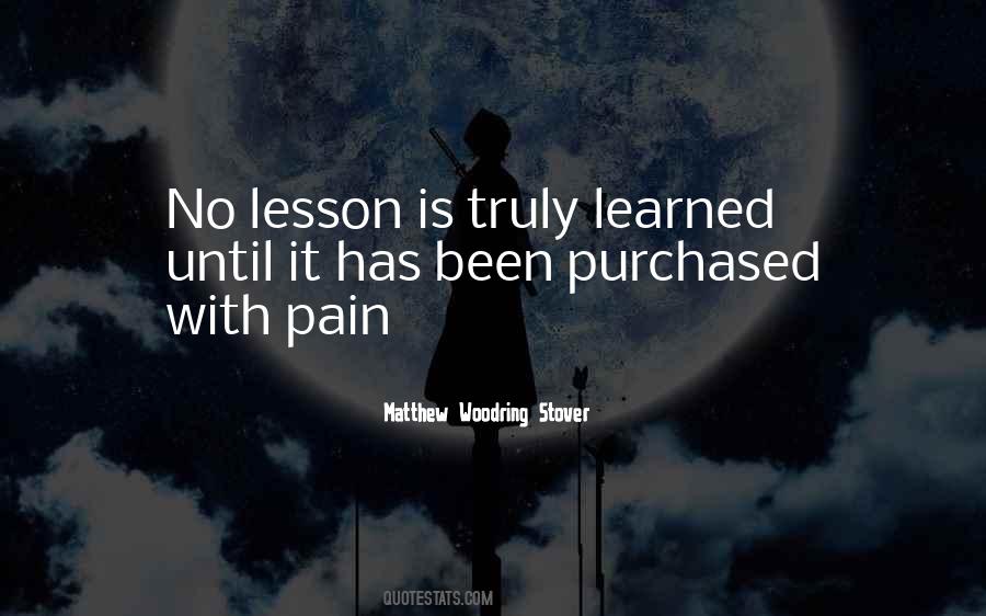 Lesson Learning Quotes #616944
