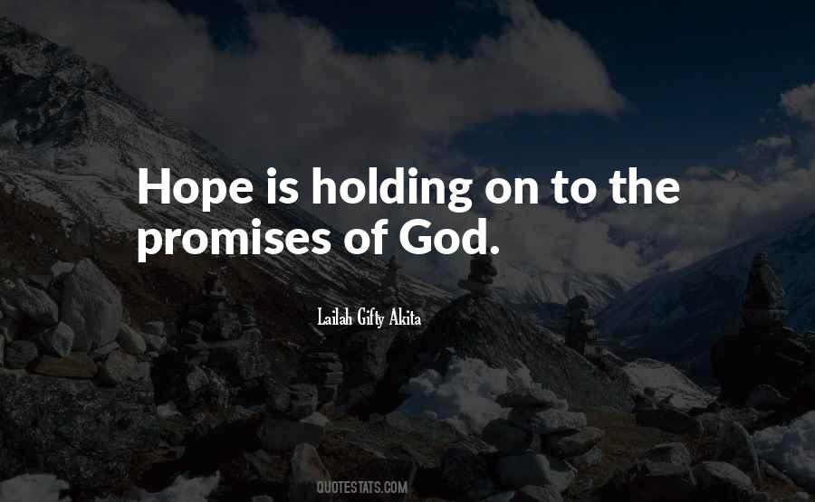Quotes About Holding On To Hope #469654