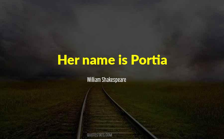 Quotes About Portia #1480956