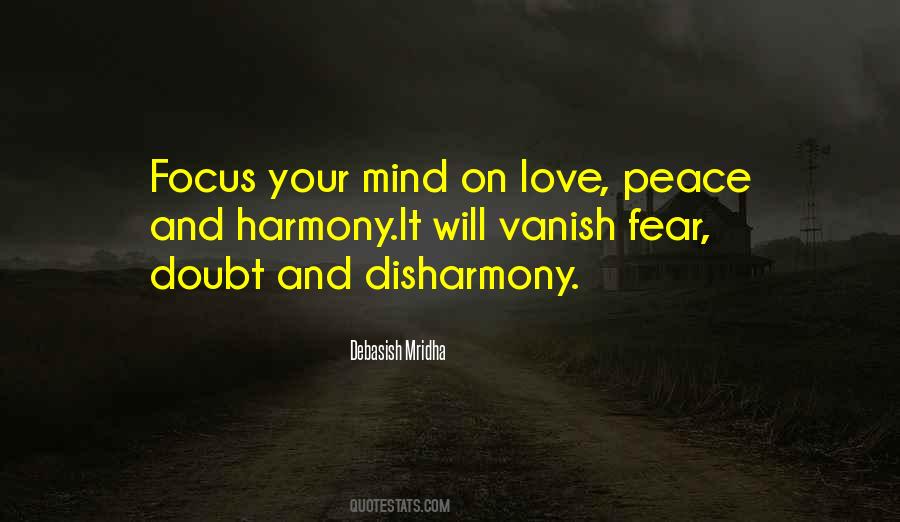 Quotes About Love Peace And Harmony #1414483