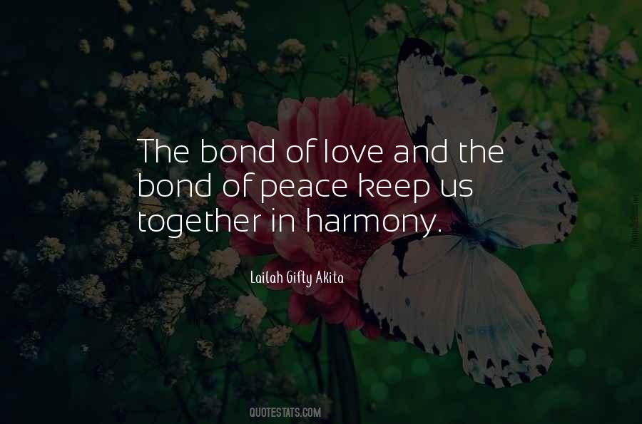Quotes About Love Peace And Harmony #252722