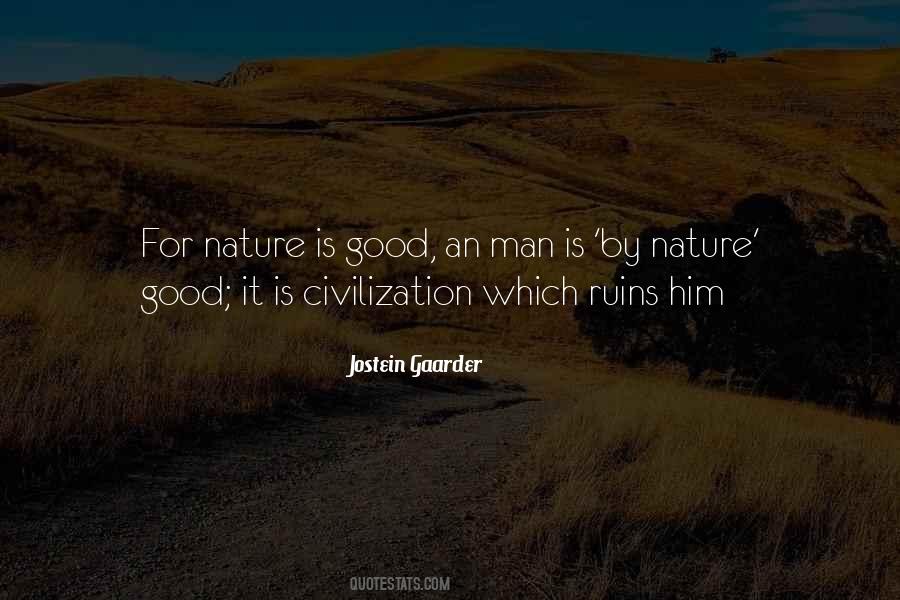 Quotes About Nature Vs Civilization #162902