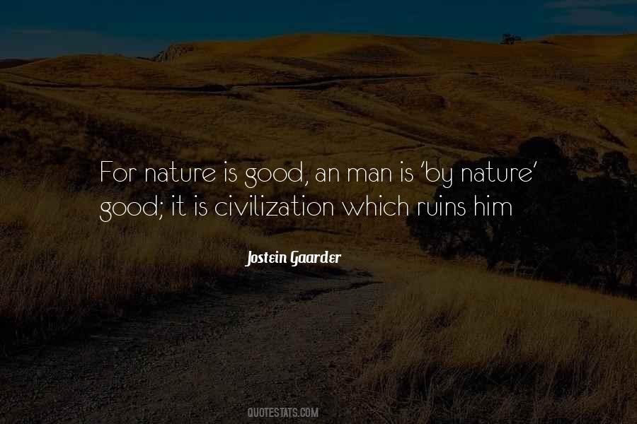 Quotes About Nature Vs Civilization #162902