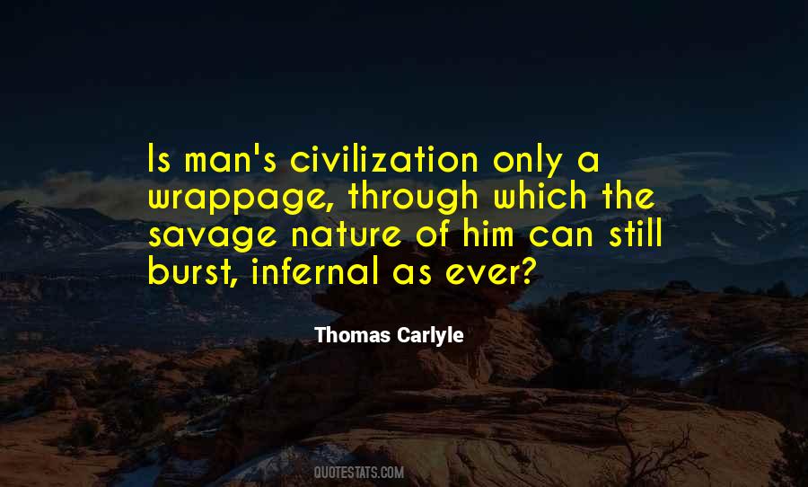 Quotes About Nature Vs Civilization #352195