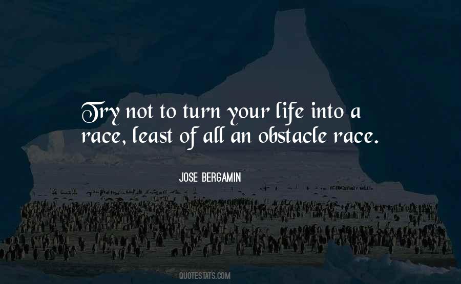 Life Obstacle Quotes #1590772