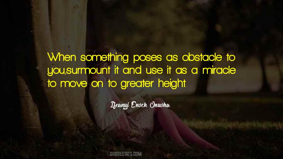 Life Obstacle Quotes #264061