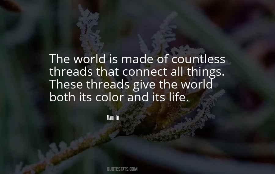 Quotes About Threads Of Life #126880