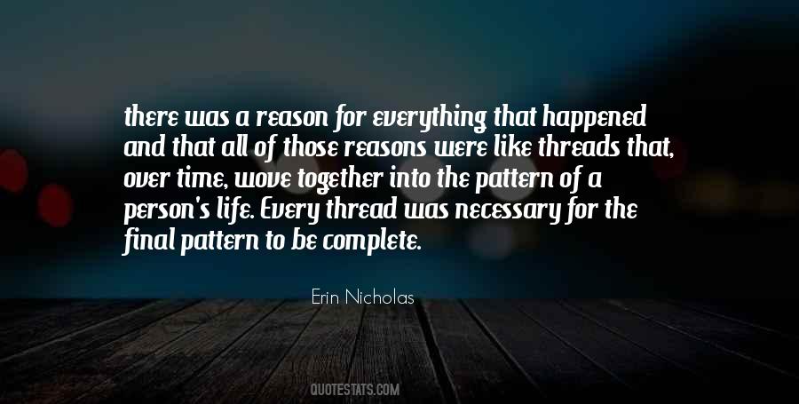 Quotes About Threads Of Life #973558