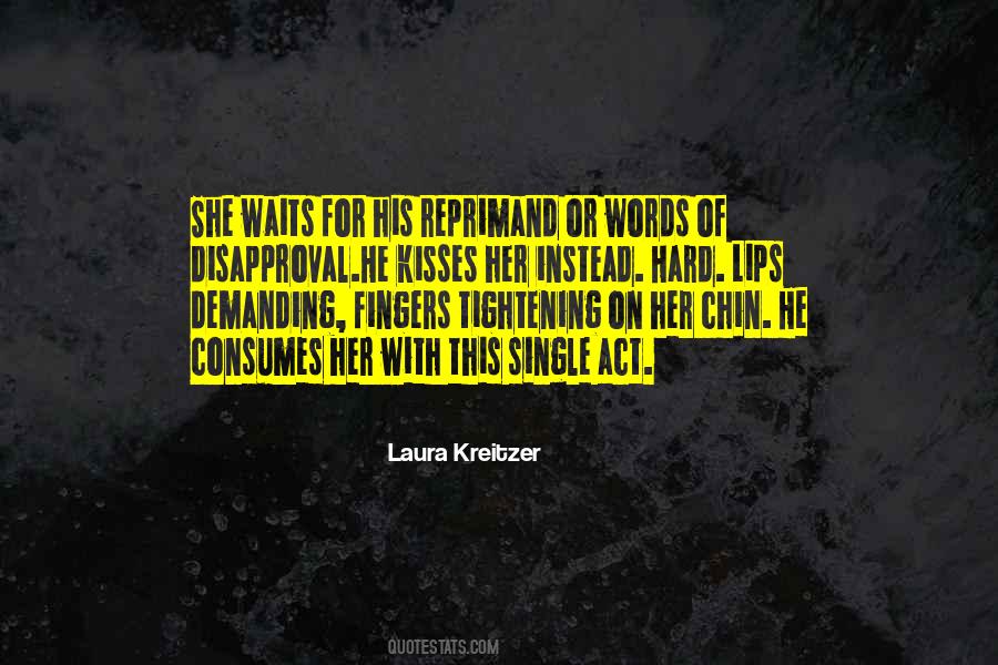 Quotes About Reprimand #29227