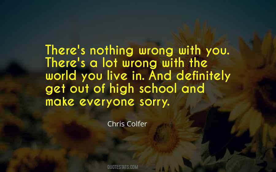 Nothing Wrong Quotes #1247050