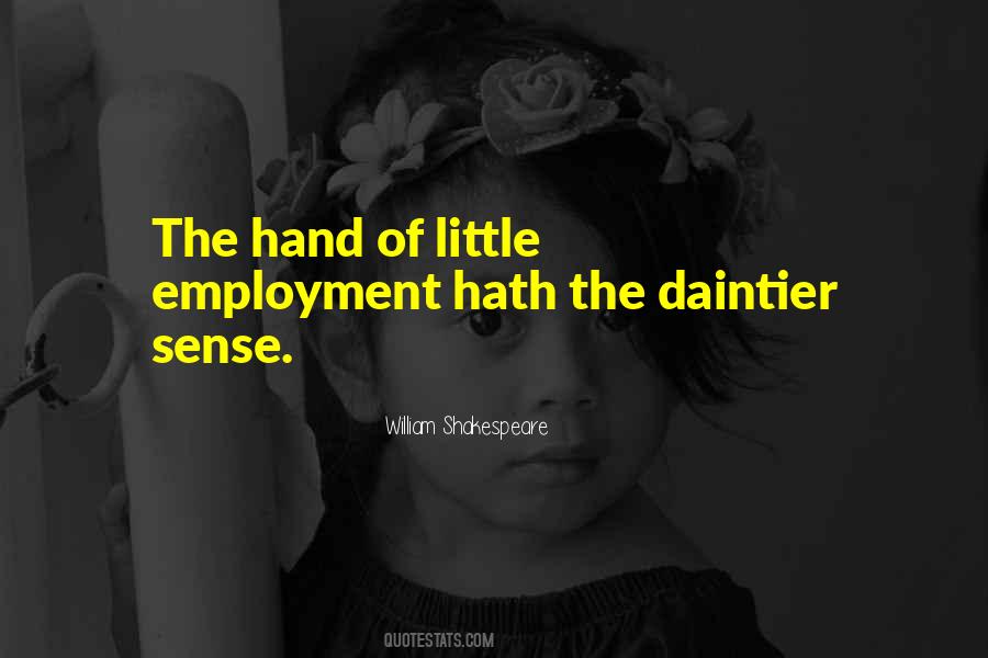 Quotes About Little Hands #452682