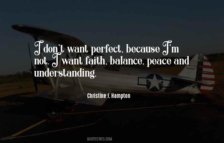Peace And Balance Quotes #1437511