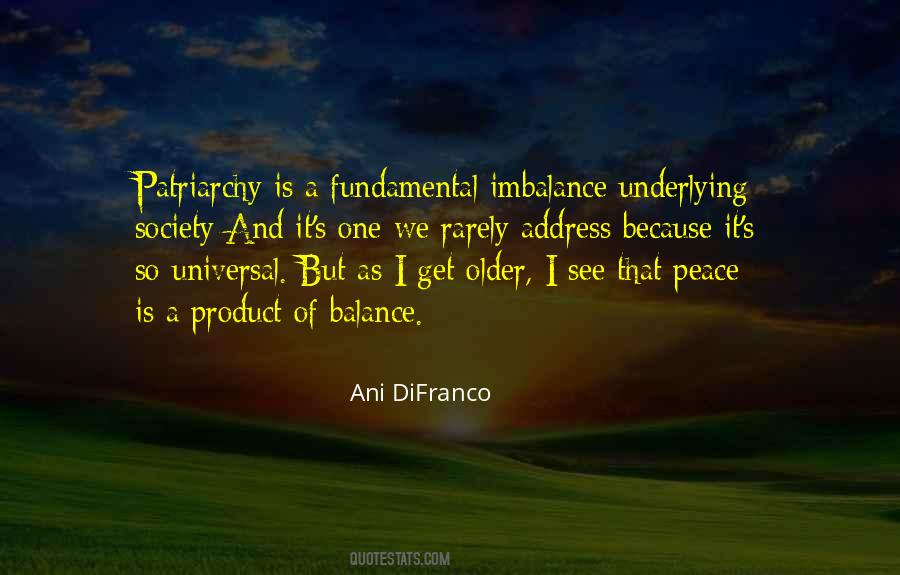 Peace And Balance Quotes #1458184