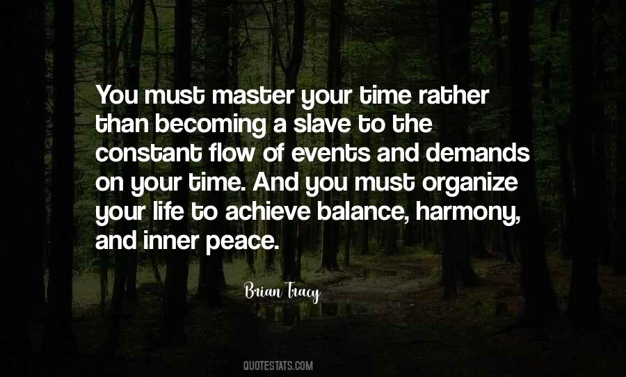 Peace And Balance Quotes #1496945