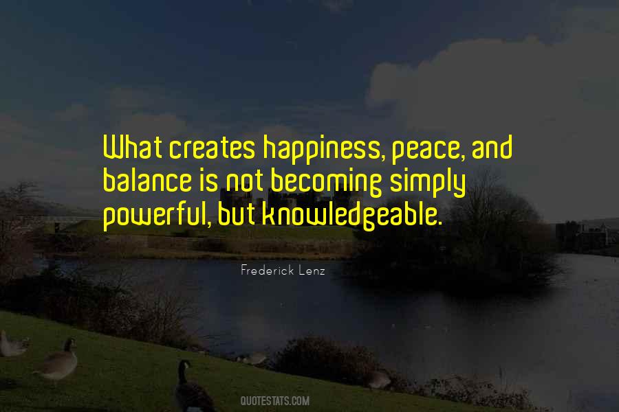Peace And Balance Quotes #504302