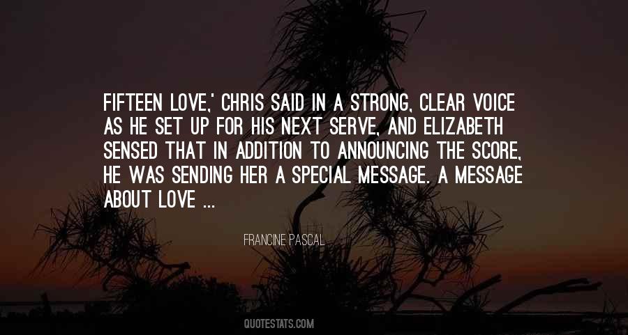 Message About Love Quotes #1552409