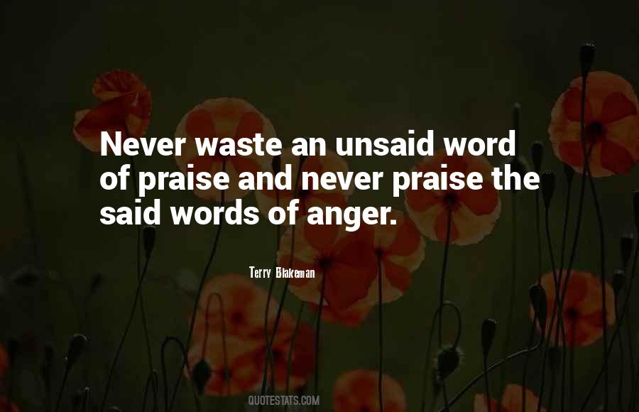 Quotes About Unsaid Words #939613