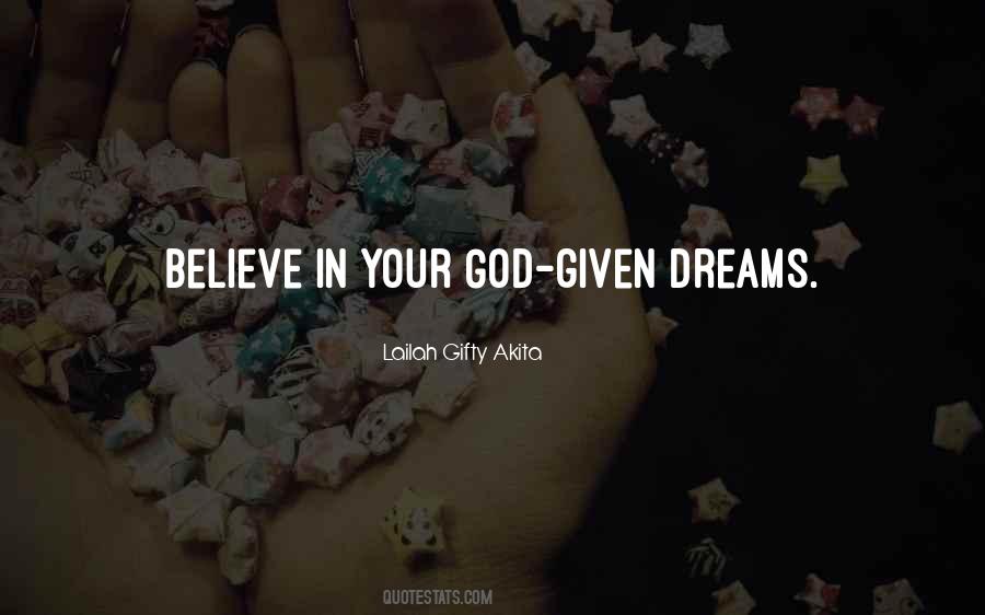 Quotes About Faith In Dreams #159230