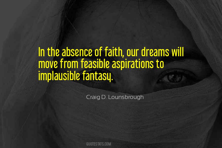 Quotes About Faith In Dreams #1678125