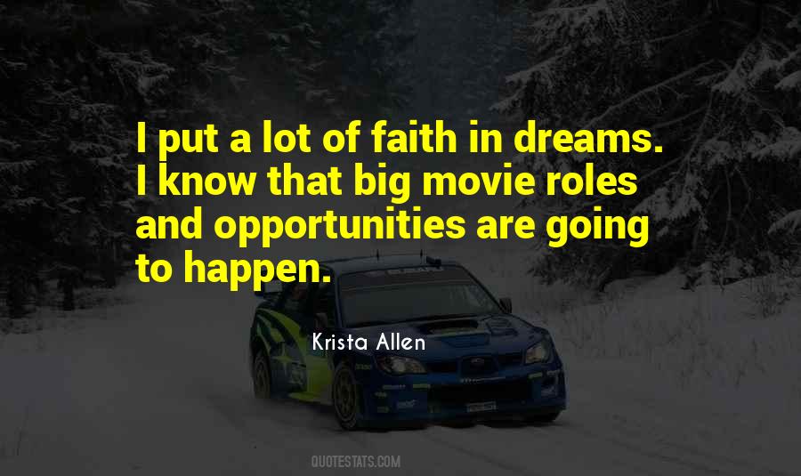 Quotes About Faith In Dreams #656107