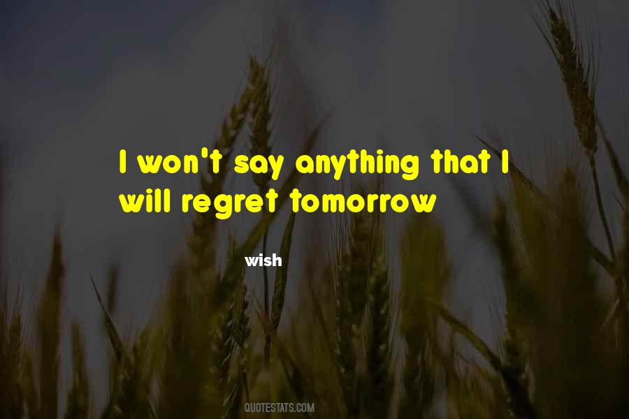 Quotes About Regrets #110185