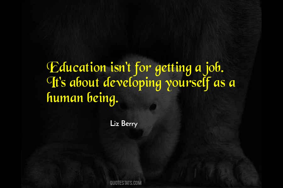 Developing Human Quotes #400928