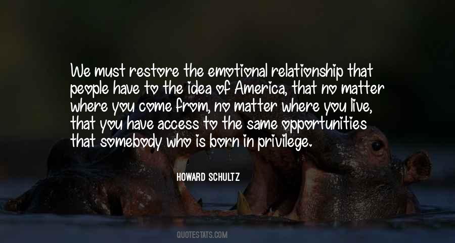 Quotes About Opportunities In America #813665