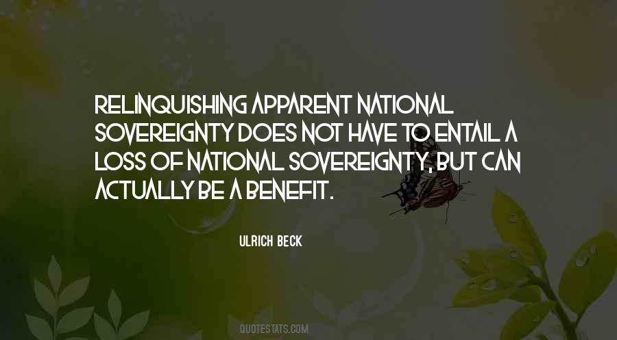 Quotes About National Sovereignty #576062