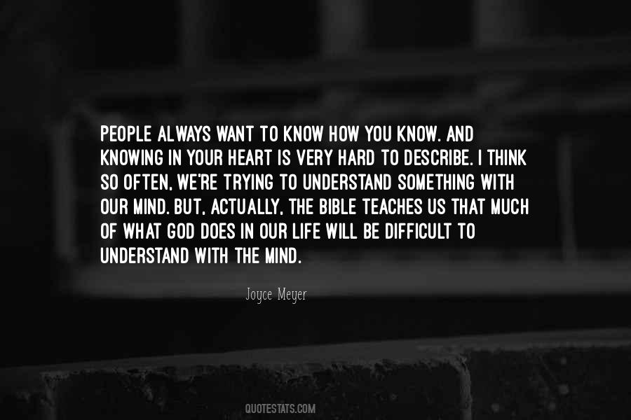 Knowing What We Want In Life Quotes #1452338