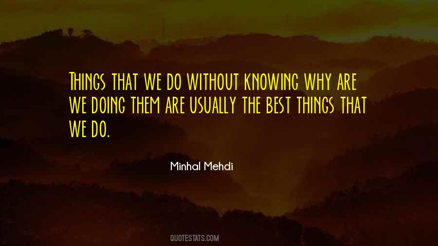 Knowing What We Want In Life Quotes #32997