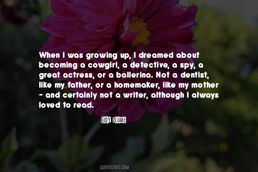 Quotes About Growing Up Without A Father #73251