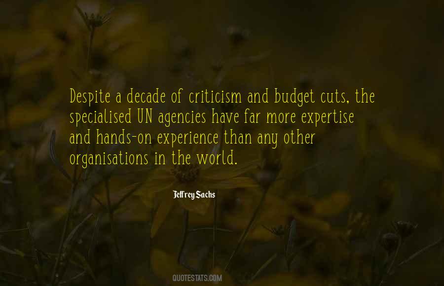 Quotes About Budget Cuts #1711997