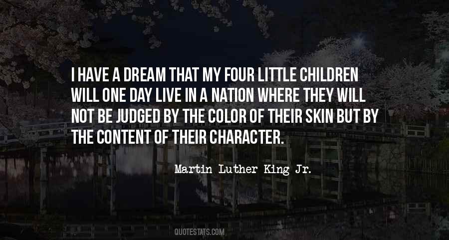 Quotes About Content Of Character #1387561