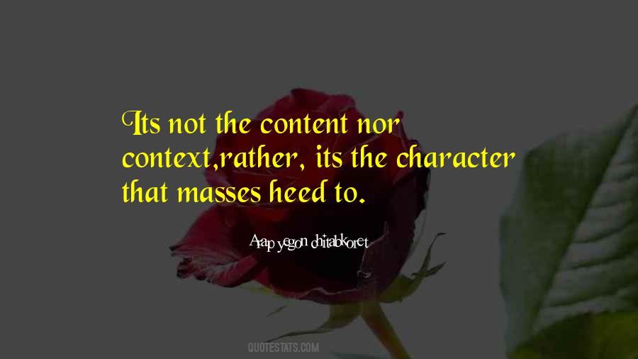 Quotes About Content Of Character #457278