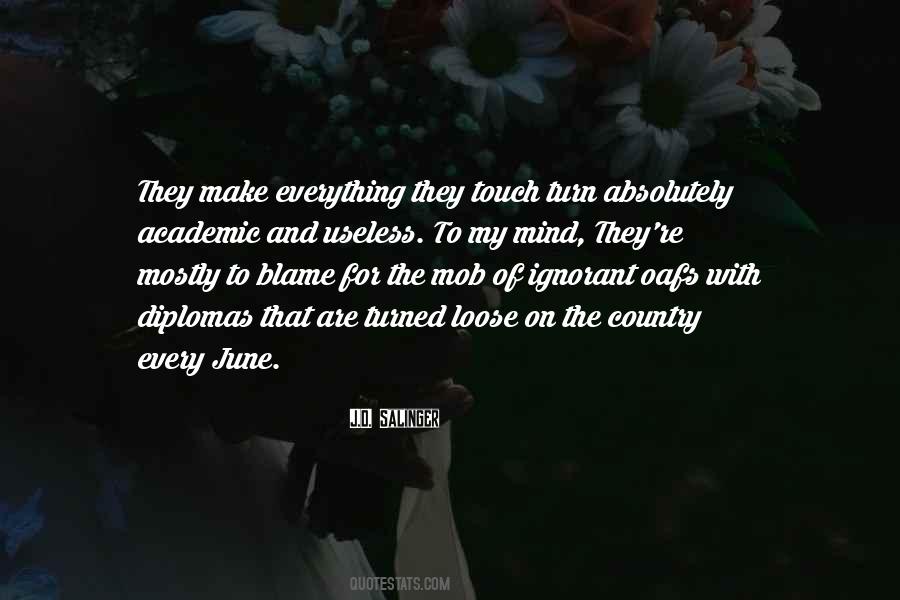 Quotes About The Mob #1855409