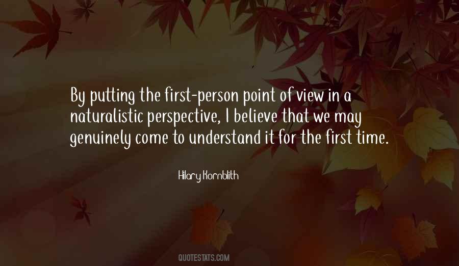 Quotes About Third Person Point Of View #809622