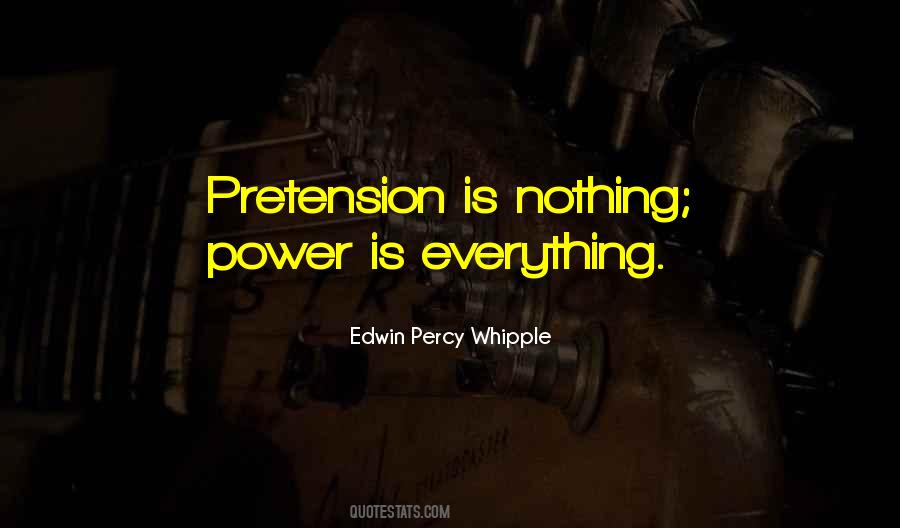 Quotes About Pretension #324092